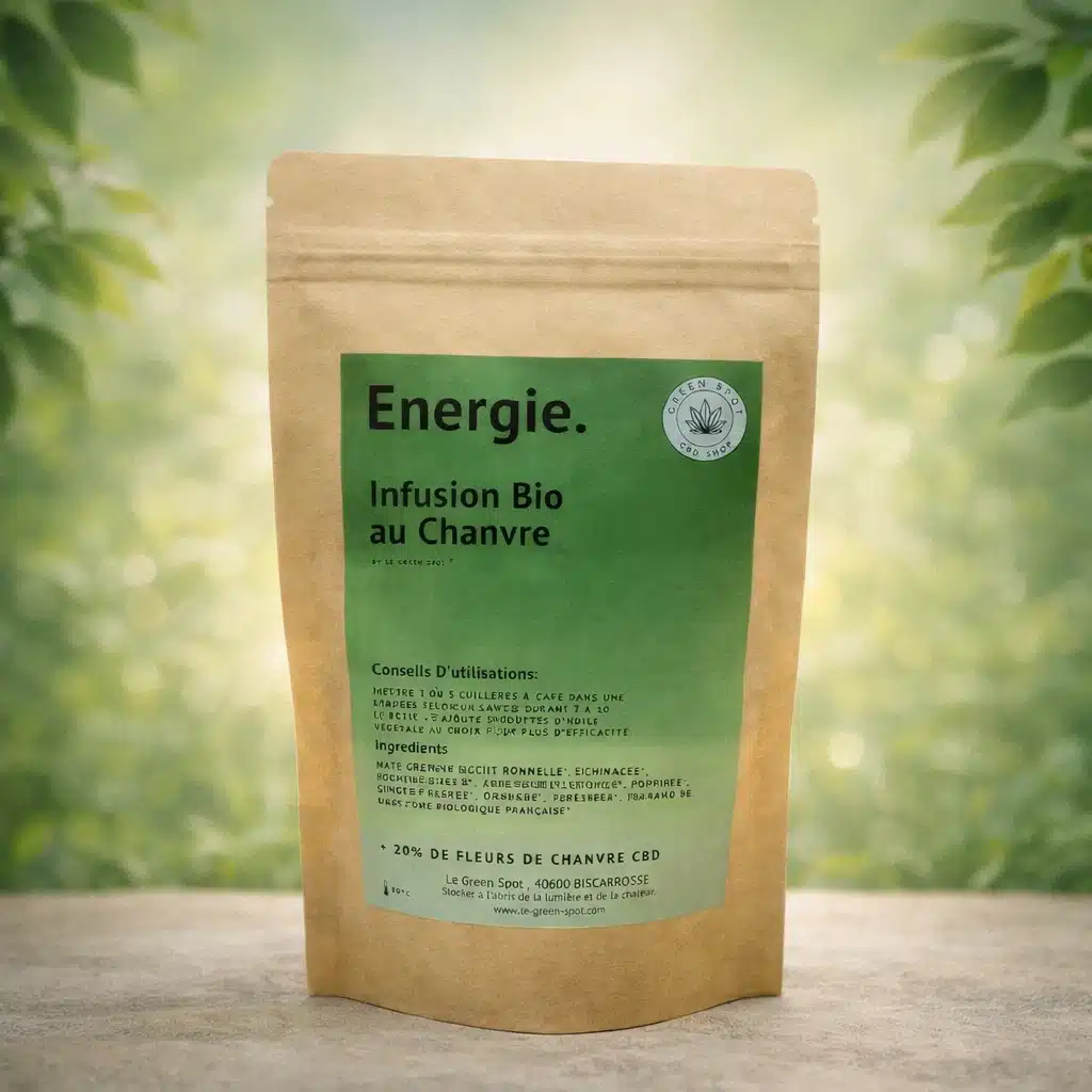 Infusion bio au chanvre Energie