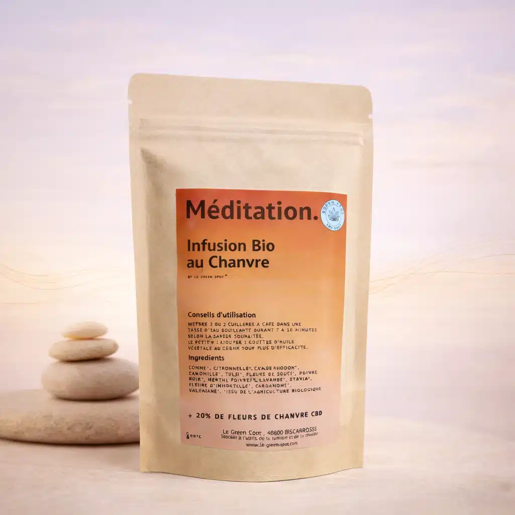 Infusion méditative au chanvre bio