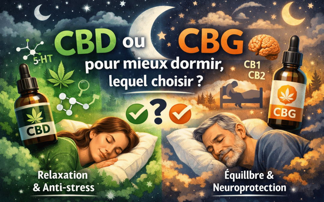 CBD ou CBG pour le sommeil article