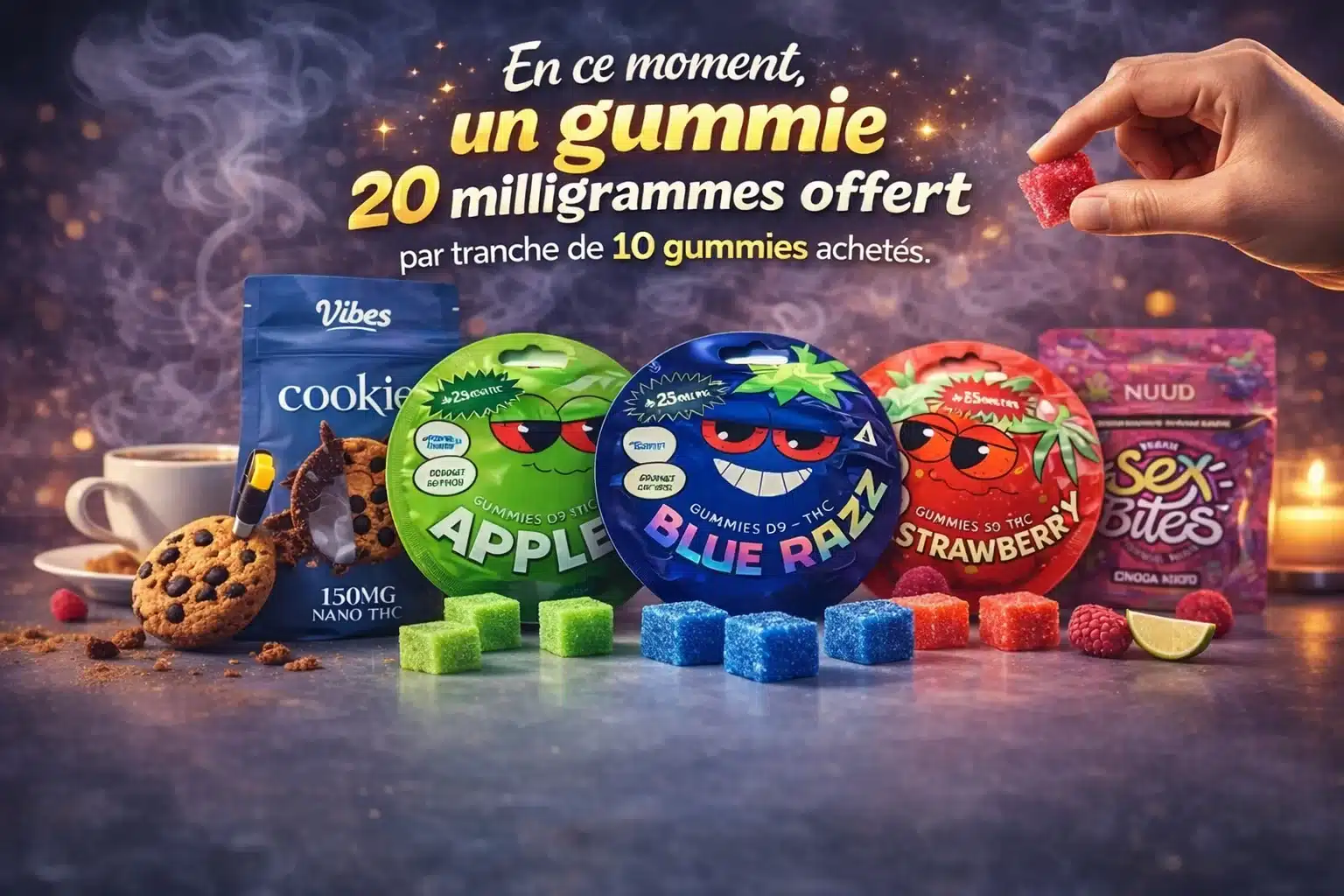 Produits comestibles Delta 9 THC