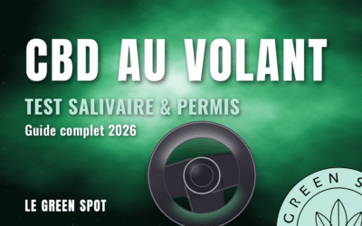 CBD au volant : test salivaire et permis de conduire : le guide complet 2026