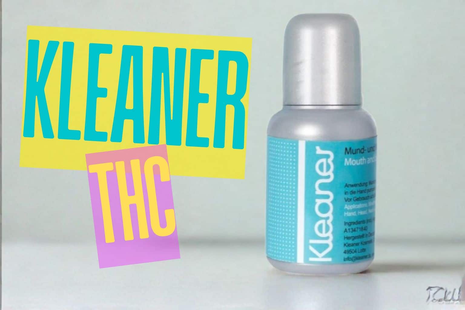 Kleaner THC spray buccal anti-THC 20ml pour réduire les traces de THC dans la salive avant un test salivaire